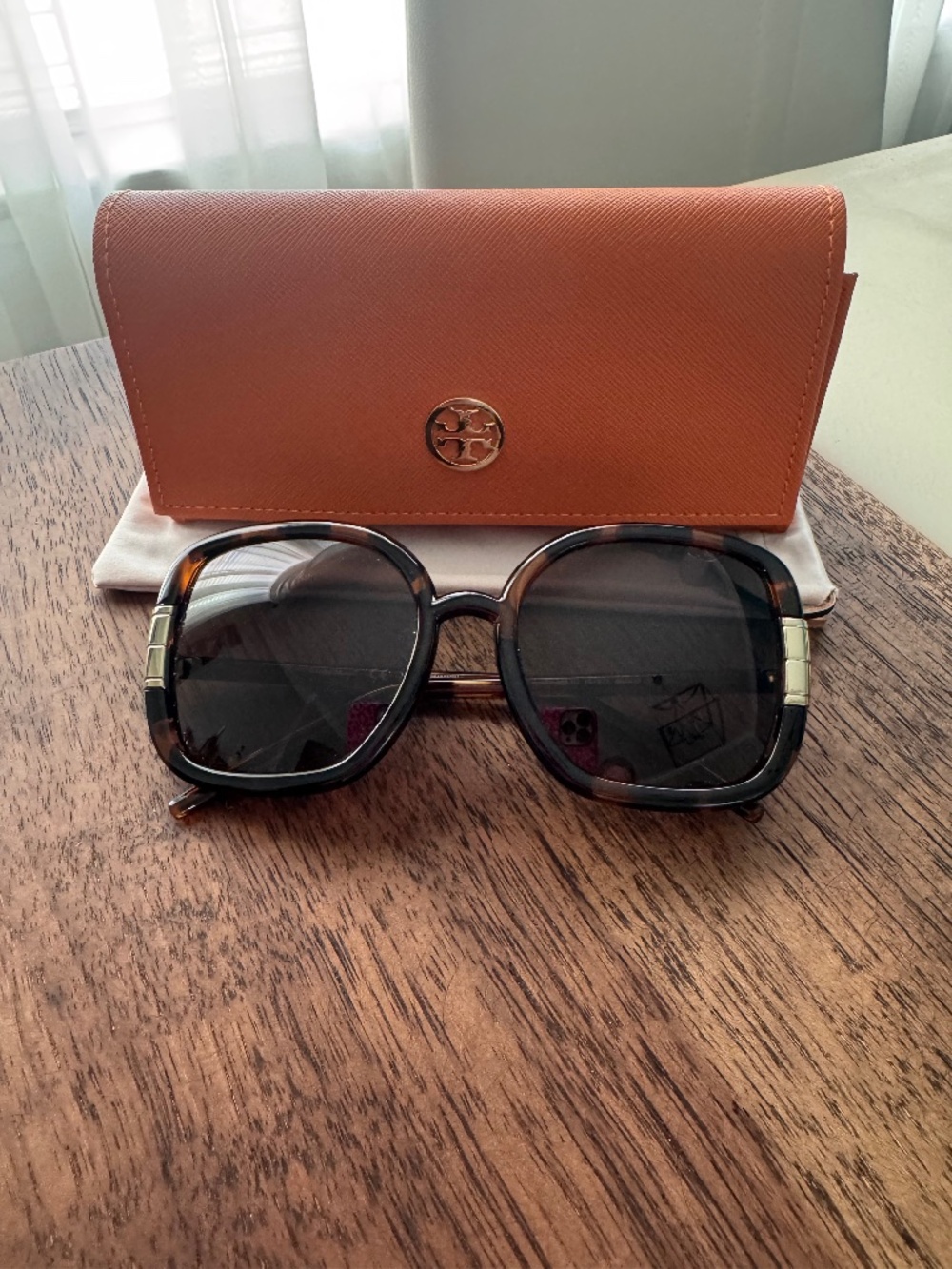 TORY BURCH TY9063U 151973 HAVANA SQUARE SUNGLASSES